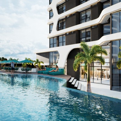 Piscina 4 em 1 (raia, hidro, infantil e deck)