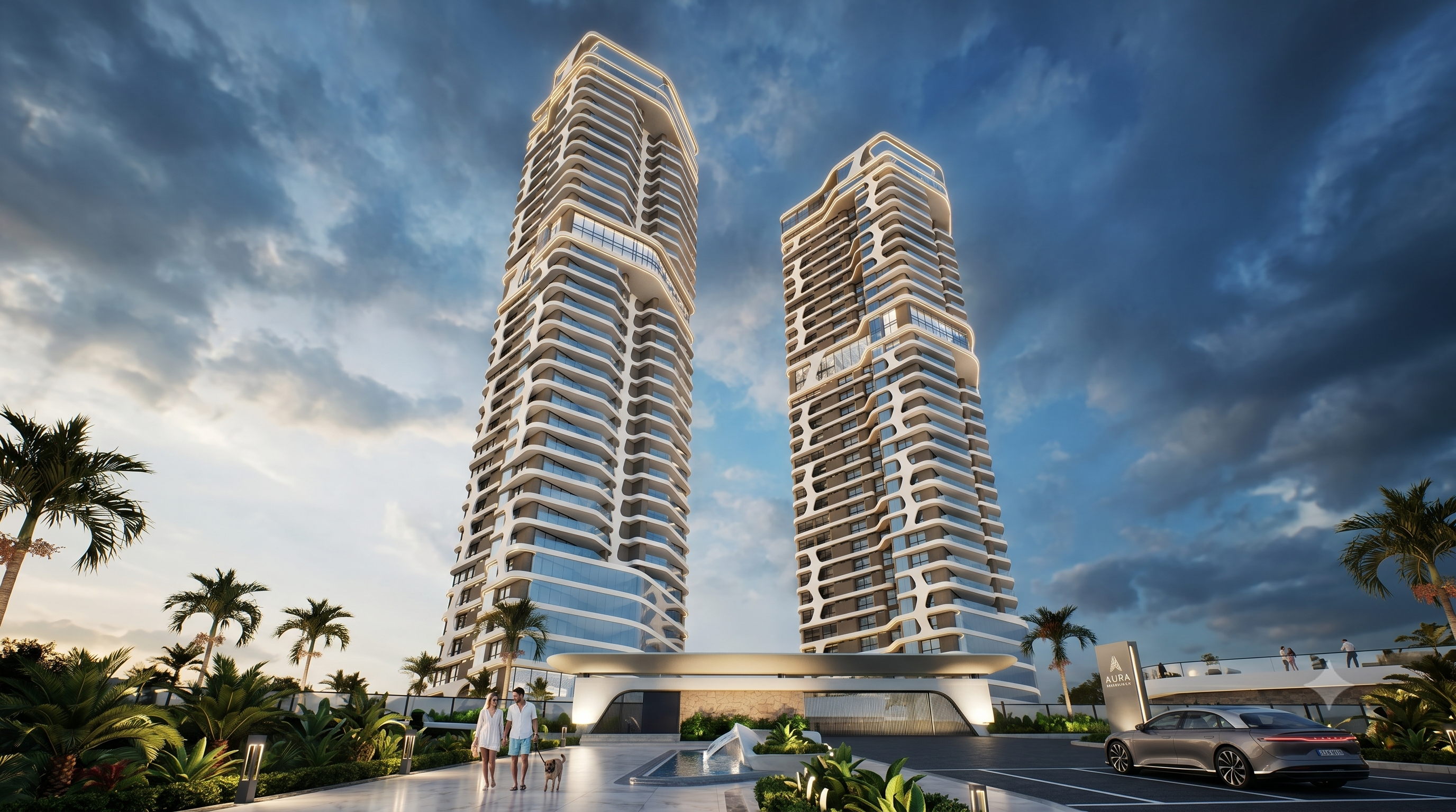 The Towers - fachada das torres